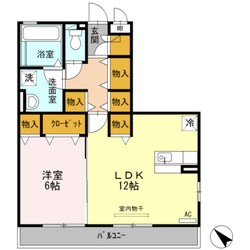 ロータス富山の物件間取画像